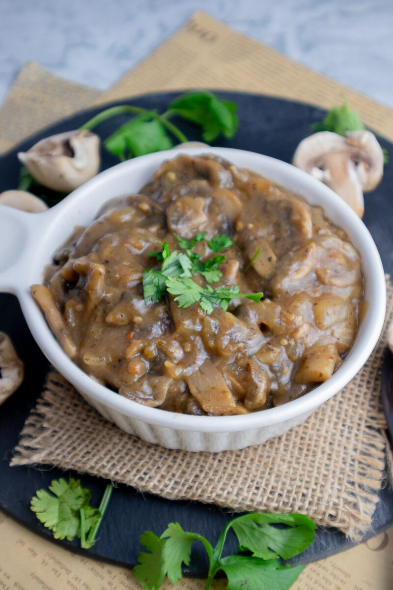 Vegan Make-Ahead Mushroom Gravy Recipe