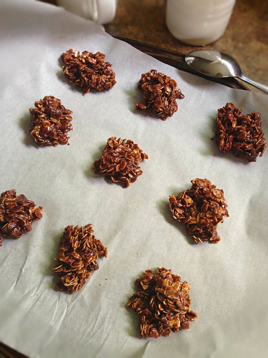 Simple Vegan Cookie Recipe (No Bake) - PeanutPalate | Whole Food, Vegan
