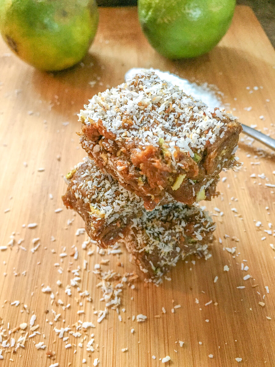 No Bake Energy Bars (Lime Coconut)