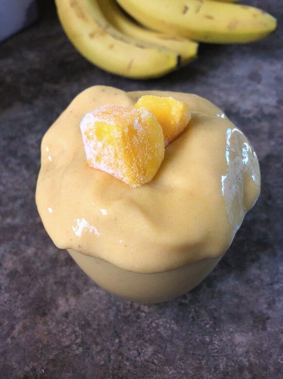 Two-Ingredient Vegan Mango Ice Cream Recipe