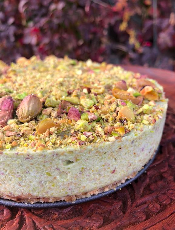 No Bake Pistachio Cheesecake