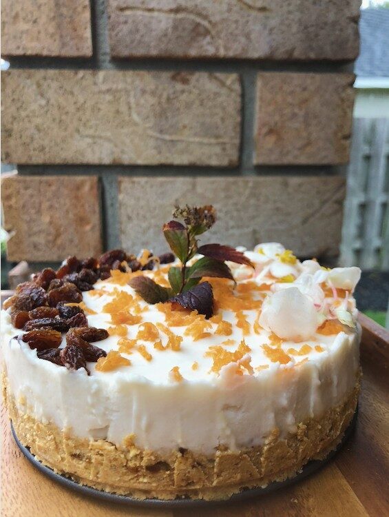 Vegan Carrot Cake Recipe (Raw Carrot & Coconut)