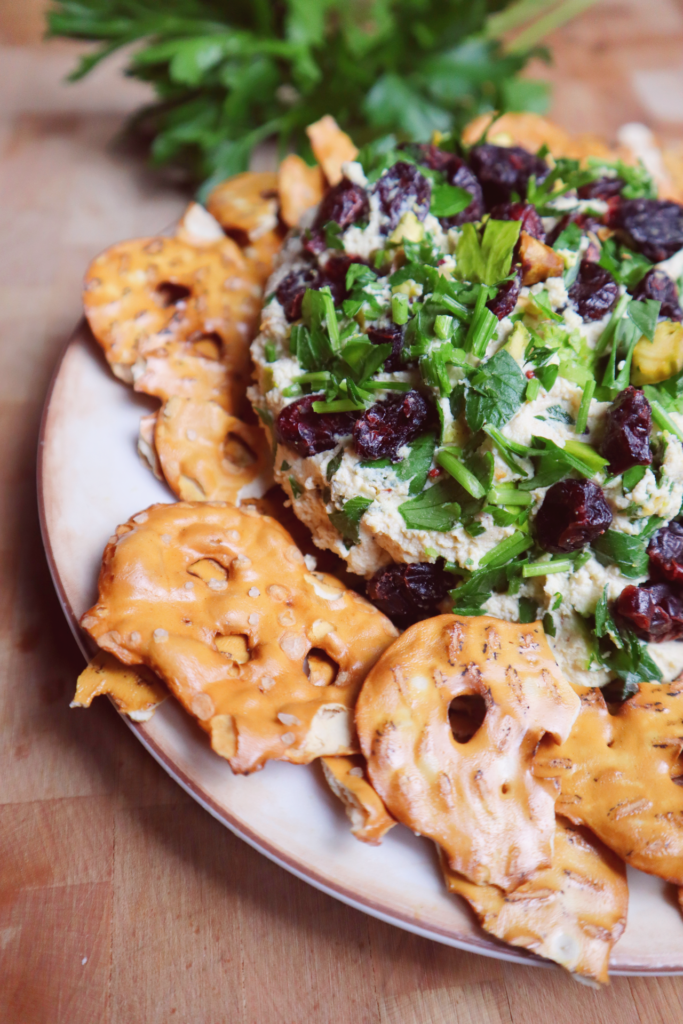 Cranberry Parsley Cheese Ball