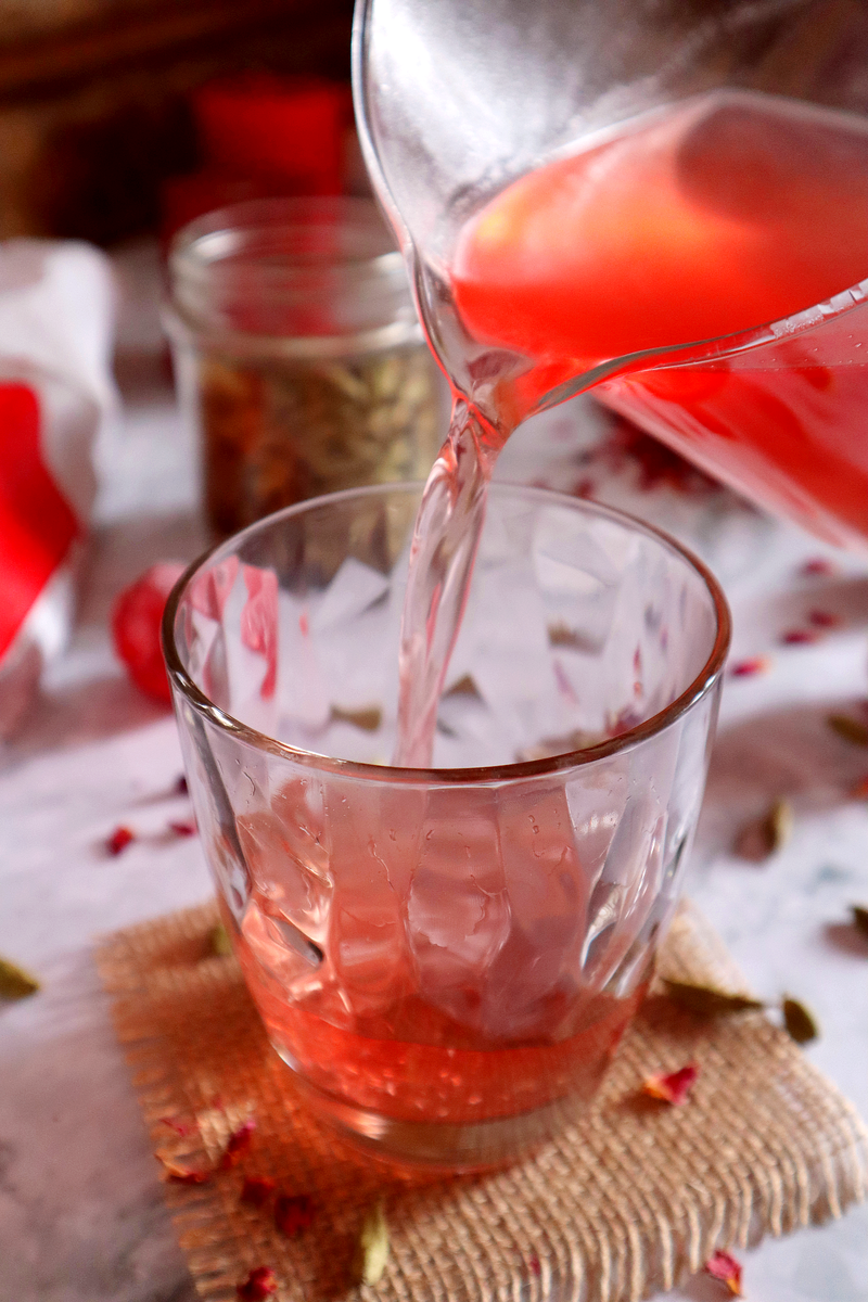 Strawberry Rose & Cardamom Tea (Hot Or Iced)