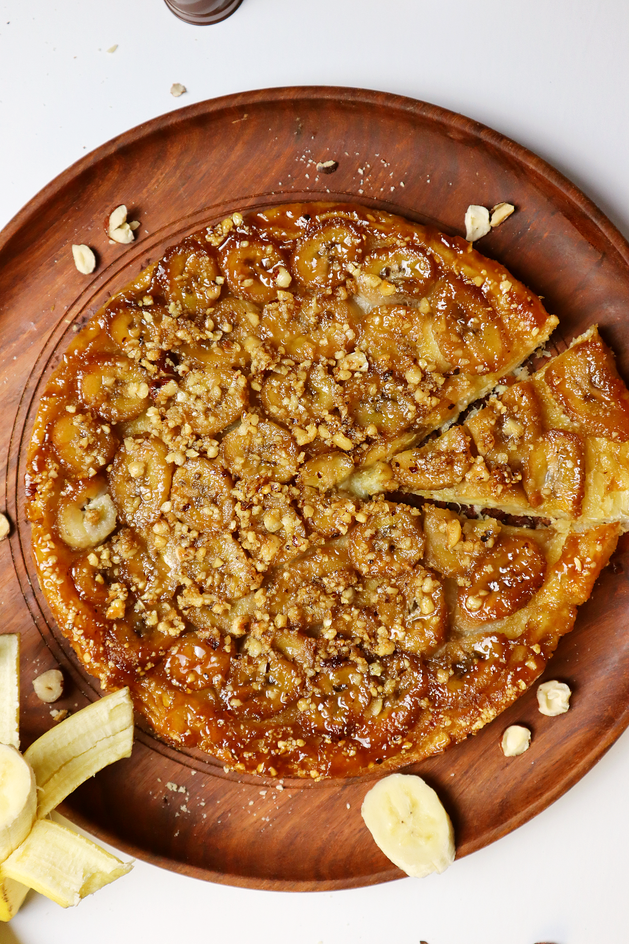 Banana Tarte Tatin (Vegan Pastry Recipe)