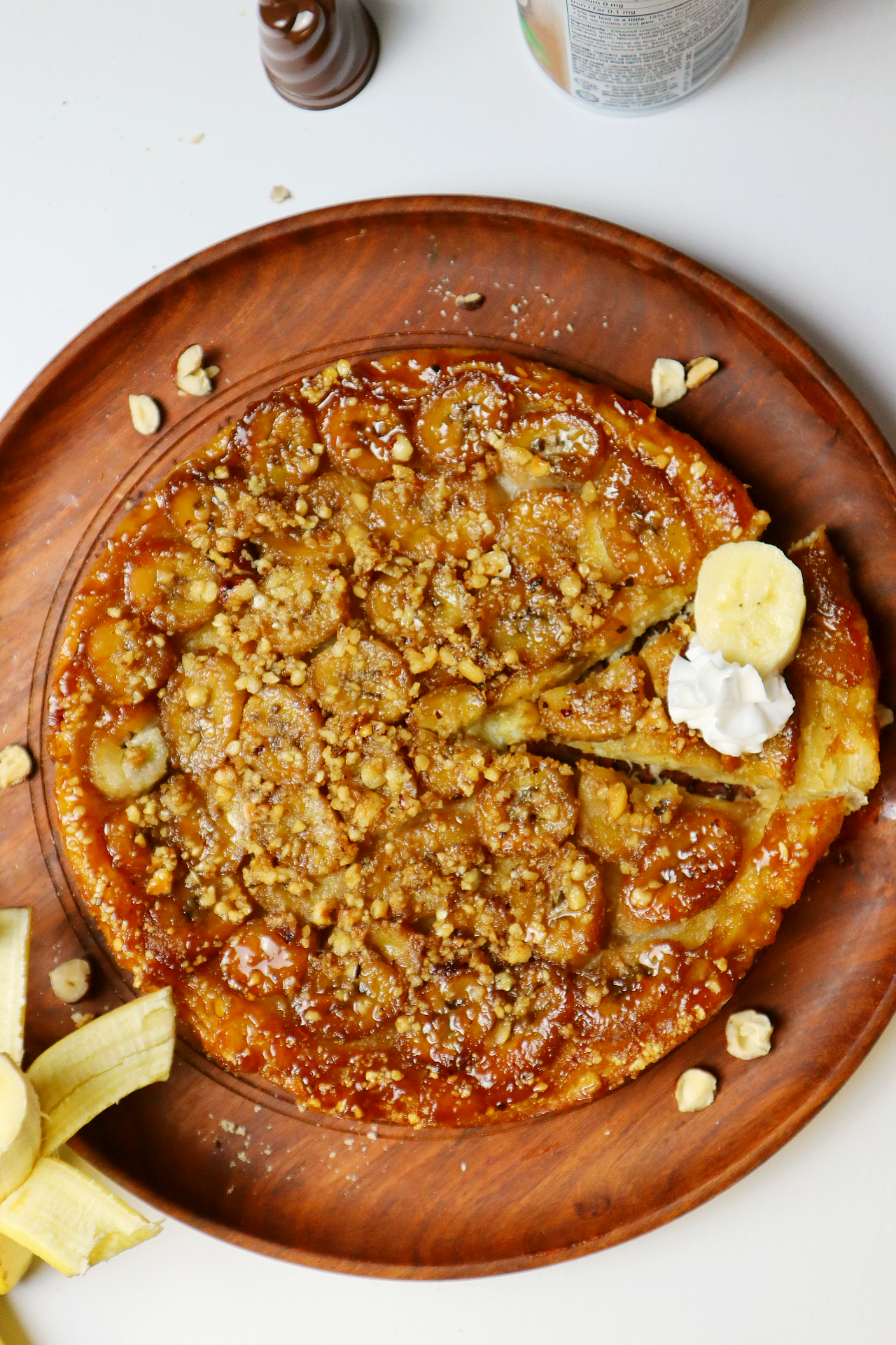 Banana Tarte Tatin (Vegan Pastry Recipe)