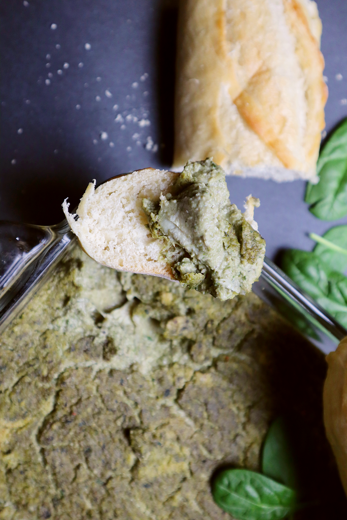 Vegan Cheesy Spinach Artichoke Dip Recipe