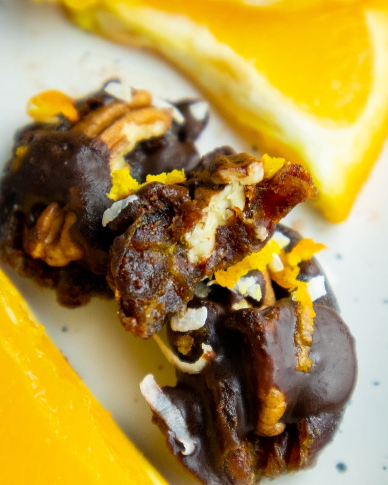 Pecan Orange Stuffed Dates