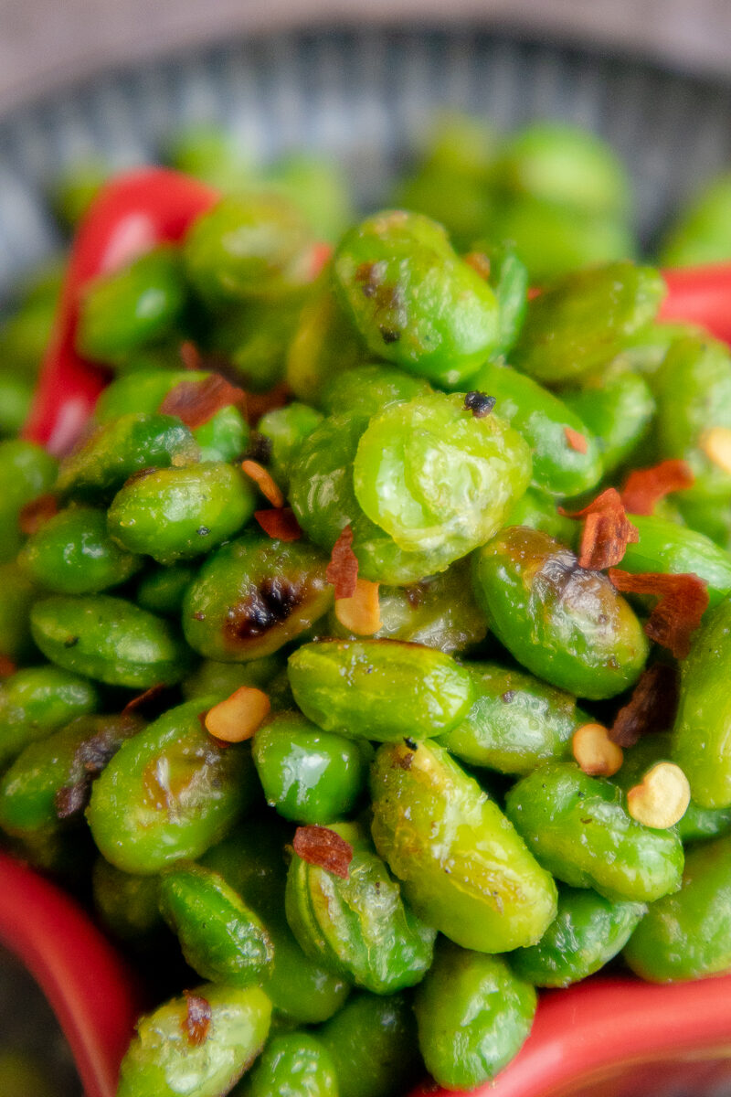 Spicy Chili Garlic Edamame Beans Recipe