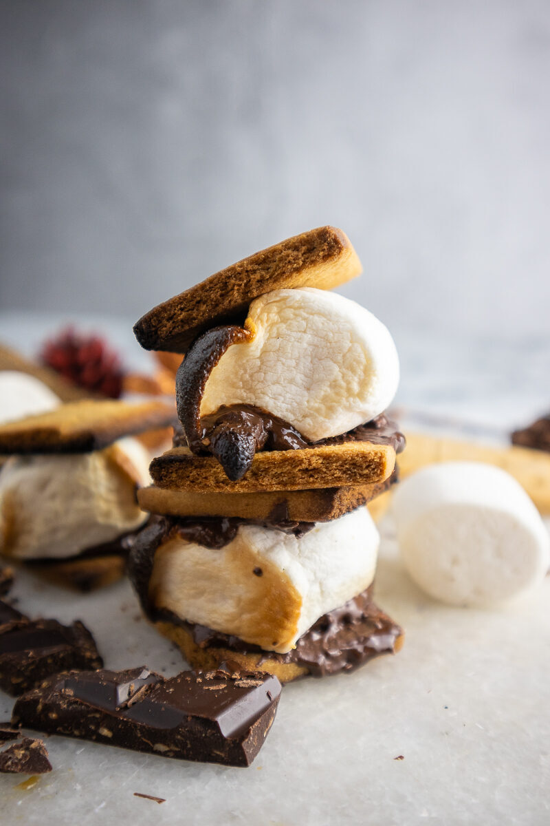 Vegan Smores Recipe (Indoor + Campfire)