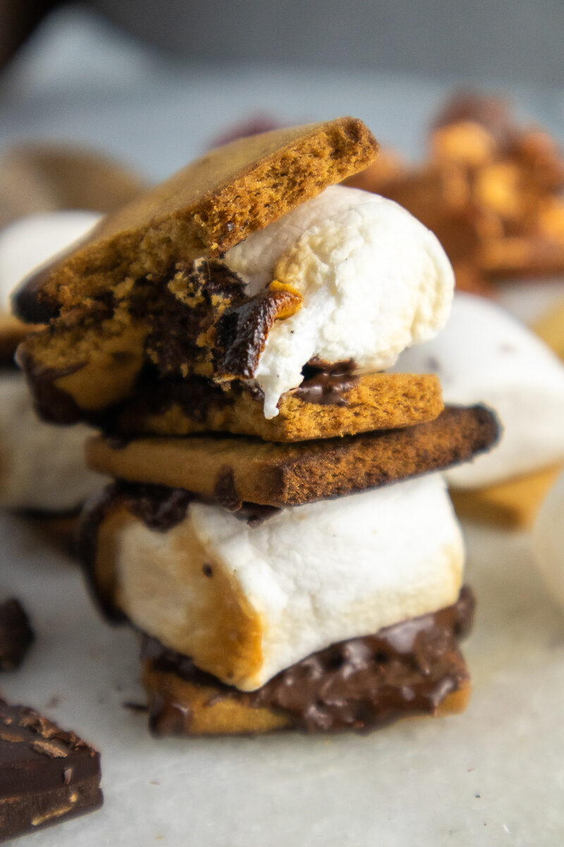 Vegan Smores Recipe (Indoor + Campfire)