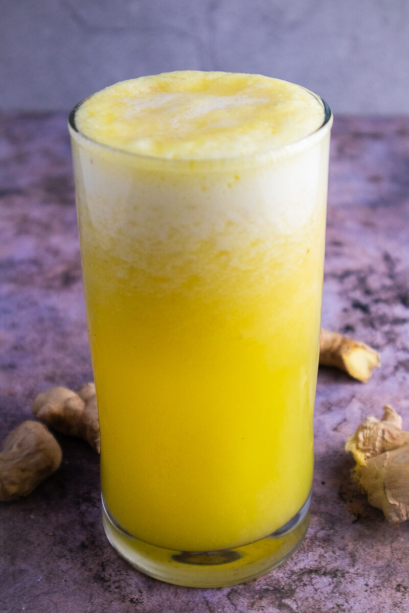 Fresh Pineapple Ginger Juice Without A Juicer