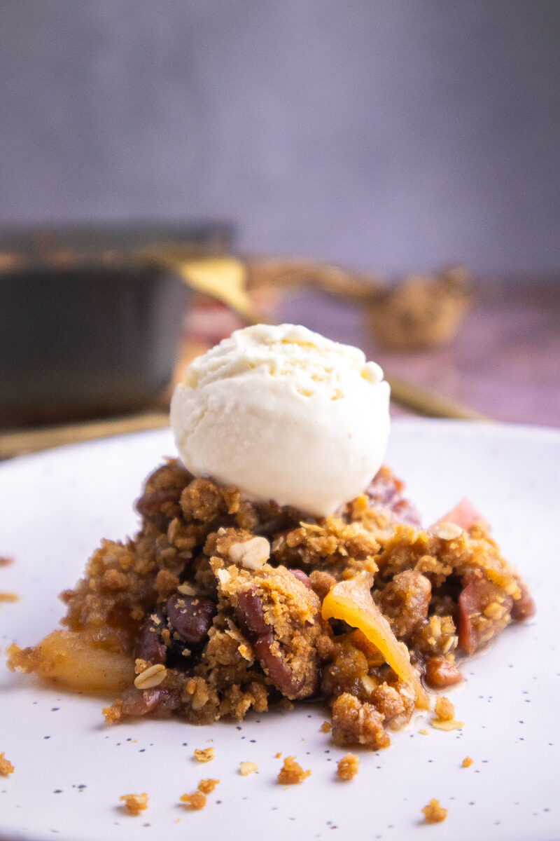 Plant Based Pecan Apple Crisp Recipe