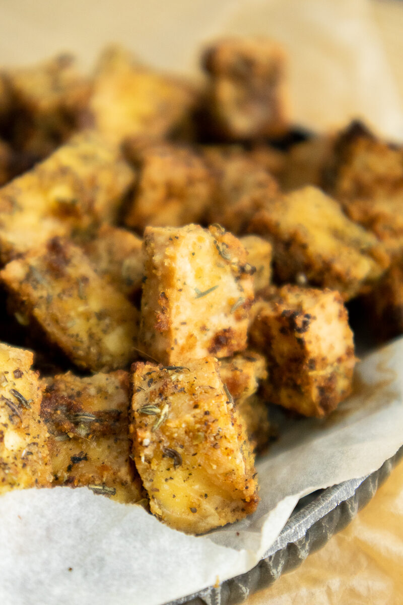 Crispy Salt And Pepper Air Fryer Tofu Recipe