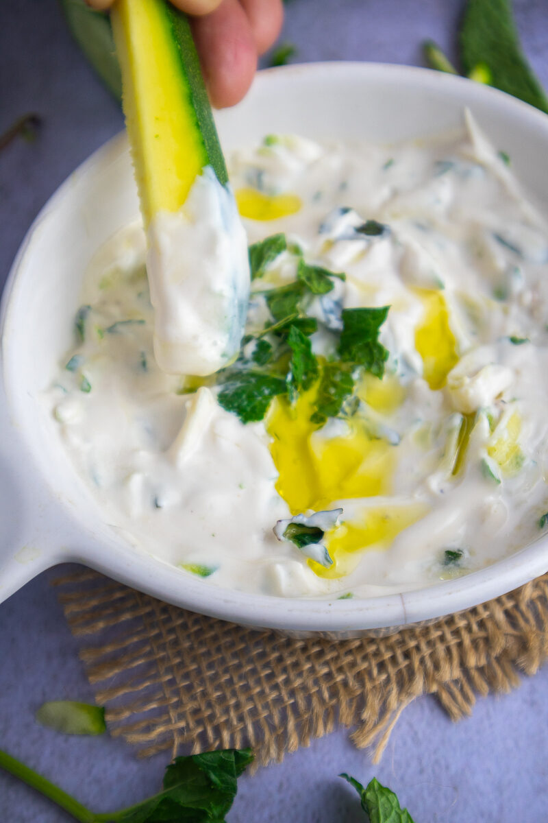 Easy Homemade Vegan Tzatziki Sauce Recipe