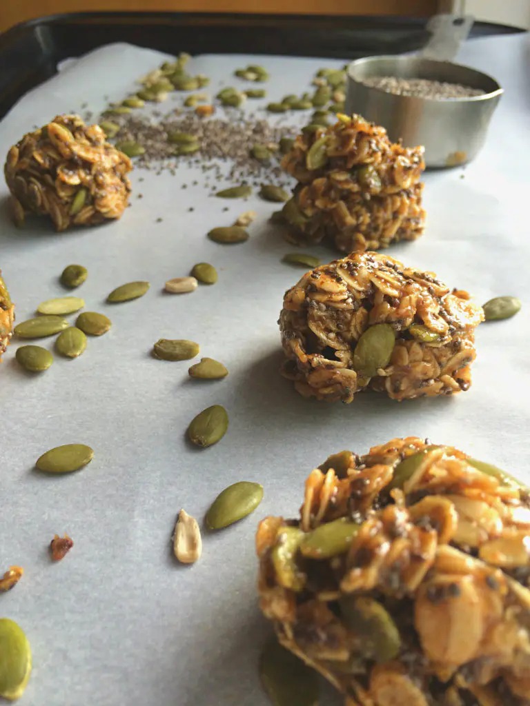 Vegan No Bake Oatmeal Trail Mix Energy Bites (Gluten Free)